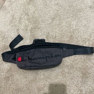Champion Black and Red Belt Bag
